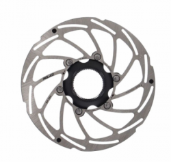 brzdový kotouč XLC BR-X86 160/1,85mm stříbrný