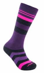 ponožky dětské SENSOR SLOPE MERINO černá/růžová/fialová