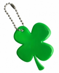 přívěšek reflexní čtyřlístek s řetízkem
