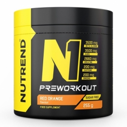 nápoj Nutrend N1 PRE-WORKOUT 255g červený pomeranč