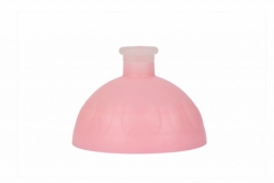 víčko na lahev R&B růžové/čirá