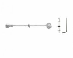 Lanko brzdové XLC BR-X89 1,5x2250mm pro bubnovou brzdu vč. Niplů