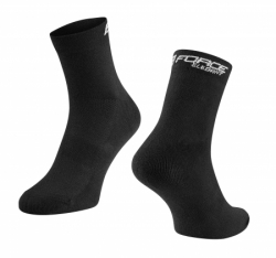 ponožky FORCE ELEGANT nízké, černé L-XL/42-46