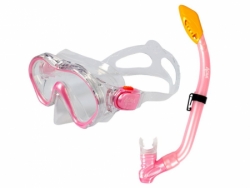 šnorchlovací set dětský ACRA růžový 2v1