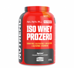 nápoj Nutrend ISO WHEY PROZERO 2250g slaný karamel