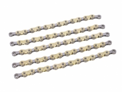 řetěz XLC CC-C08 10k 114 článků zlato stříbrný