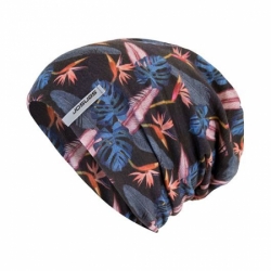 čepice SENSOR MERINO IMPRESS černá/floral