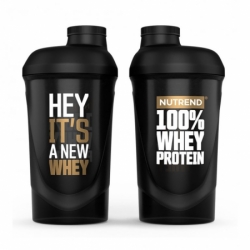 šejkr Nutrend 600ml 100% Whey Protein černý
