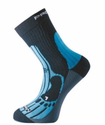ponožky Progress MERINO turistické černo/modré