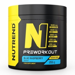 nápoj Nutrend N1 PRE-WORKOUT 255g modrá malina