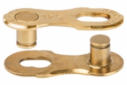 spojka řetězu KMC 11kolo 1/2x11/128 zlatá 2 kusy