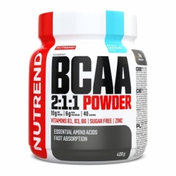 nápoj Nutrend BCAA 2:1:1 Powder 400g modrá malina