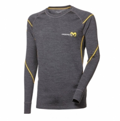 triko dlouhé pánské Progress NDR merino šedý melír