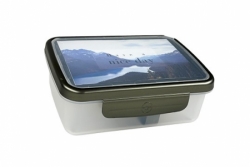 box svačinový R&B komplet UNI metalicky zelený