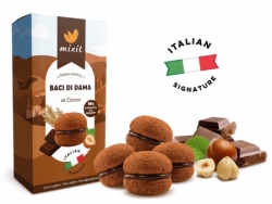 sušenky Mixit Italian Bakery Cookie Baci di Dama al Cacao 170g