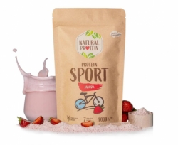nápoj NaturalProtein protein SPORT 350g jahoda
