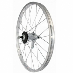 kolo zapletené 20" torpedo Velosteel 36 děr stříbrné CnSpoke