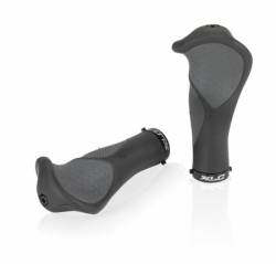 Gripy XLC Ergonomic 135mm černo/šedé
