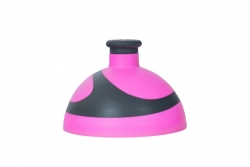 víčko 2K na lahev R&B růžová/antracit