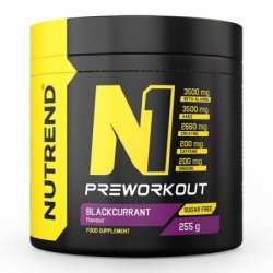 nápoj Nutrend N1 PRE-WORKOUT 255g černý rybíz