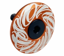 víčko hlavového složení ShamanRacing 1 1/8 OREMNTS oranžové