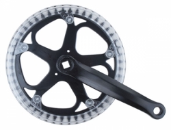 Jednopřevodník LASCO Fe/plast 48 zubů černá