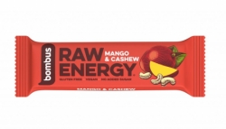 tyčinka Bombus Raw Energy 50g mango+kešu
