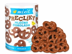 preclíky v mléčné čokoládě Mixit 250g
