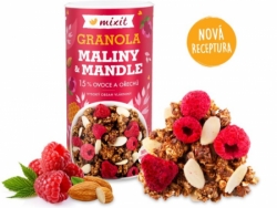 granola z pece - maliny a mandle Mixit 440g exp. 12/25