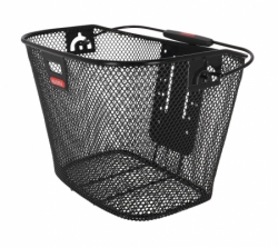koš KlickFix přední s uni-klipem na světlo černý