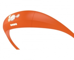 čelovka Knog Bandicoot oranžová