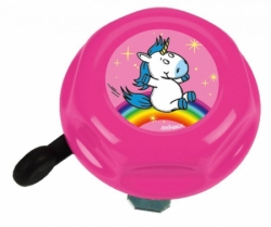 zvonek Bike Fashion Einhorn růžový