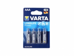 baterie Varta alkalické AAA Longlife Power 4ks