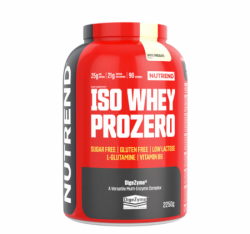 nápoj Nutrend ISO WHEY PROZERO 2250g bílá čokoláda