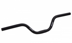 Řídítka prohnutá ZOOM dural 80mm černá-mat