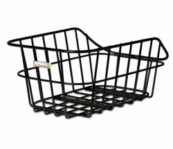 koš BASIL Cento Alu zadní drátěný černý