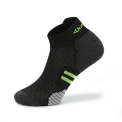 ponožky unisex ALPINE PRO DON antibakteriální černo/zelené