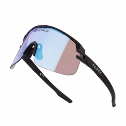 brýle FORCE EPIC, černé,modré fotochromatické sklo