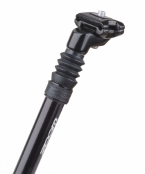 Sedlovka ZOOM odpružená dural délka 350mm černá