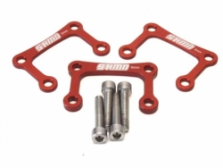 podložky distanční ShamanRacing Boxxer set 3ks červené