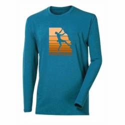 triko dlouhé pánské Progress VANDAL BOULDER petrolejové