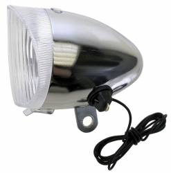 osvětlení přední retro stříbrné