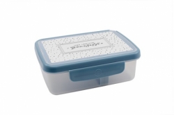 box svačinový R&B komplet SCANDI šedomodrý