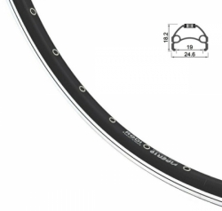 Ráfek RODI Viper 622x19 32d. černý