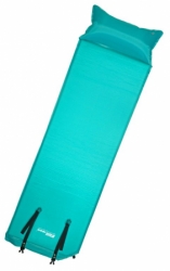 matrace samonafukovací Kubisport 2,5cm s podhlavníkem tyrkysová