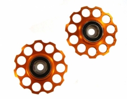 kladky přehazovačky ShamanRacing 11z. oranžové