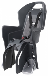 Dětská sedačka POLISPORT Koolah na nosič černo-šedá