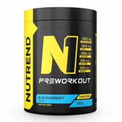 nápoj Nutrend N1 PRE-WORKOUT 510g modrá malina