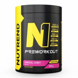 nápoj Nutrend N1 PRE-WORKOUT 510g tropical candy