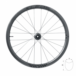 kola silniční MICHE KLEOS RD 36 DISC SH plášť. OEM